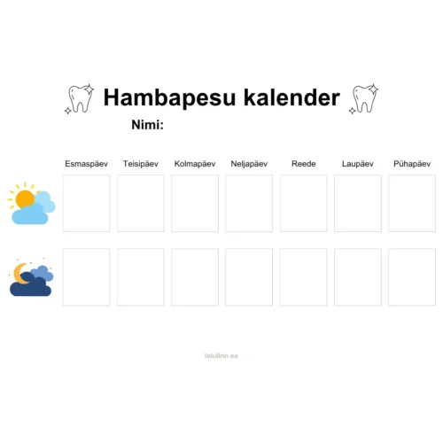 Hambapesu kalender