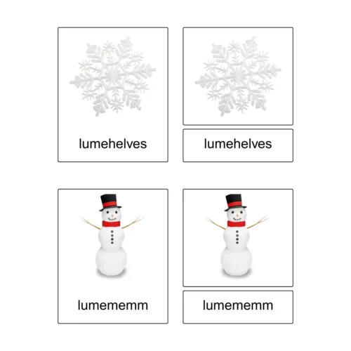 Kolmeosalised õppekaardid - Talv