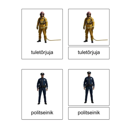 Kolmeosalised õppekaardid – Ametid