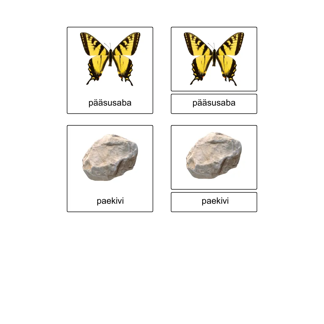 Eesti - 3-osalised õppekaardid - Image 3