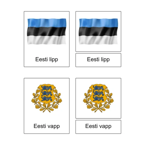 Kolmeosalised õppekaardid - Eesti