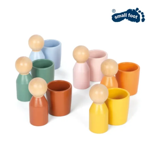 Sorteerimiskomplekt puidust kujukestega