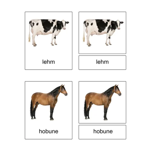 Kolmeosalised õppekaardid - Talus