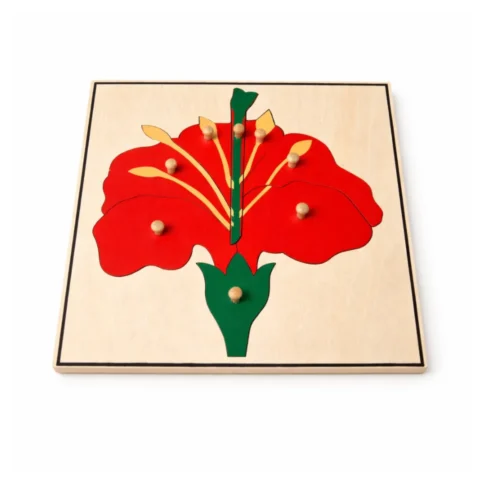 Montessori pusle - lill